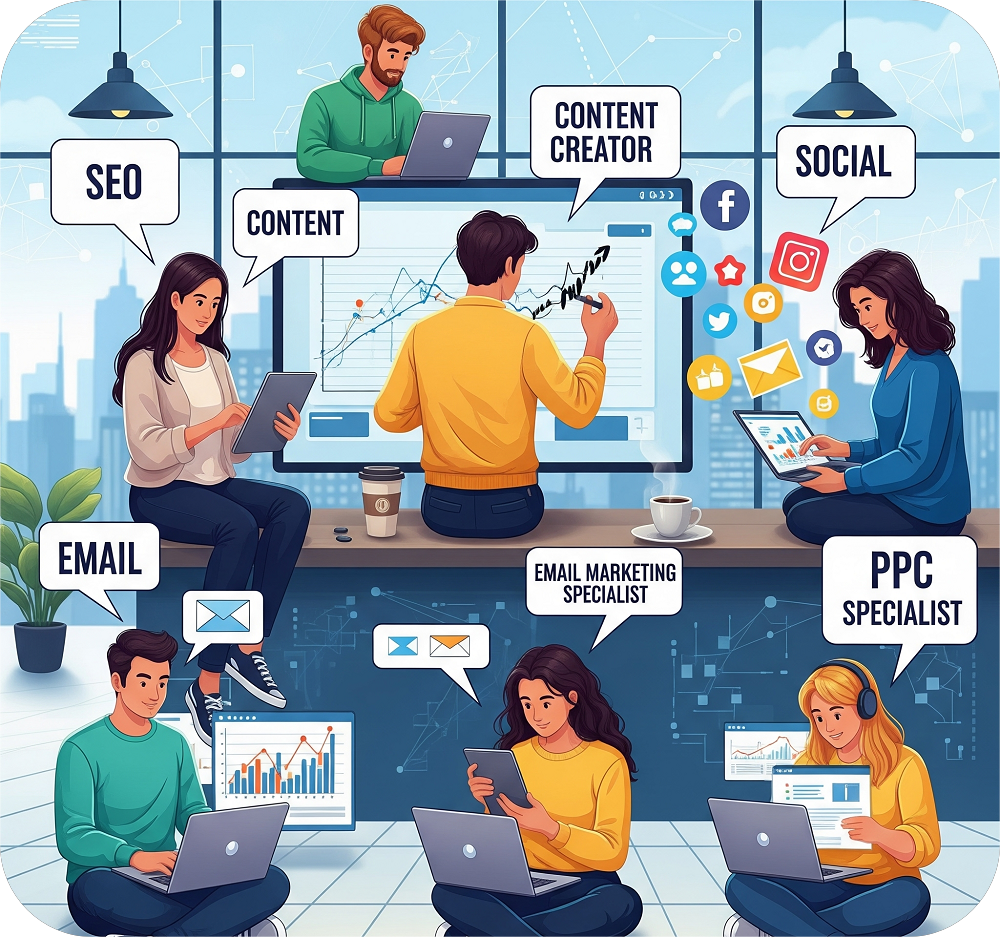 Best companies for digital marketing jobs in India?