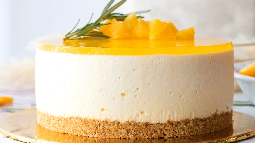Mango cheesecake

