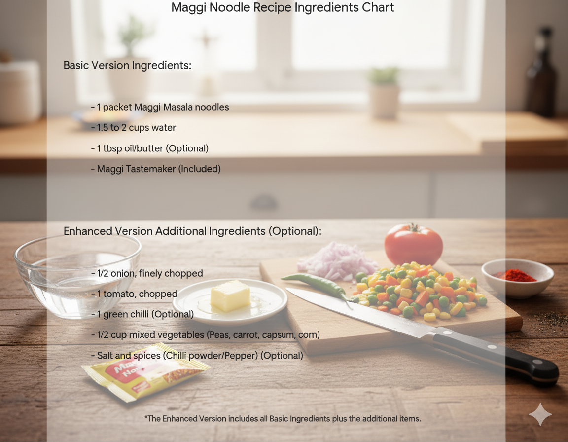 how to make Maggi in Indian style