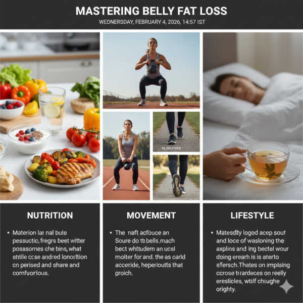 how to lose belly fat naturally in one week