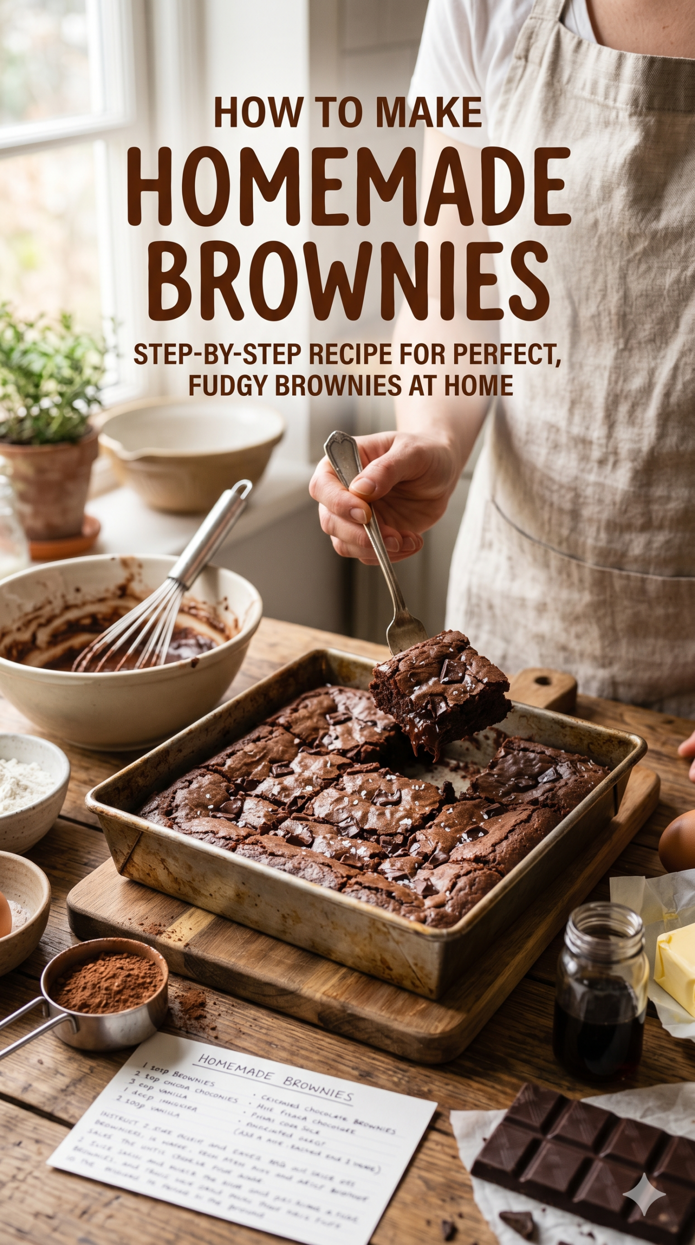 How to make Chocolate Brownie at home