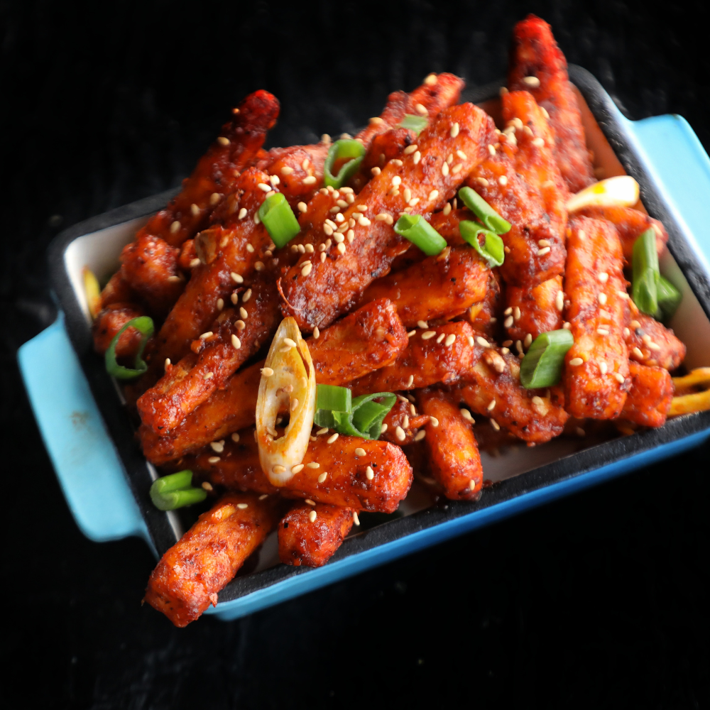 How to make honey chili potato