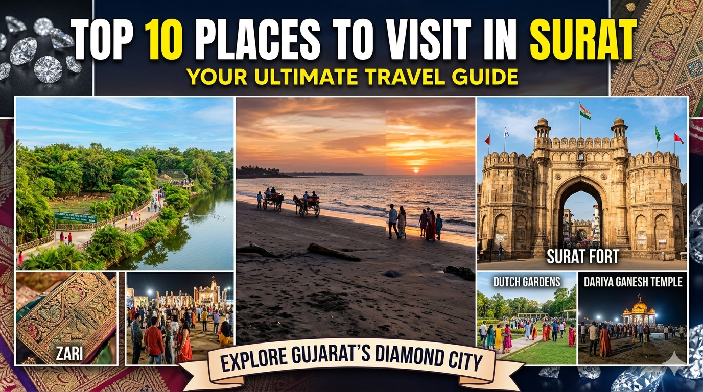 Top 10 Places to Visit in Surat