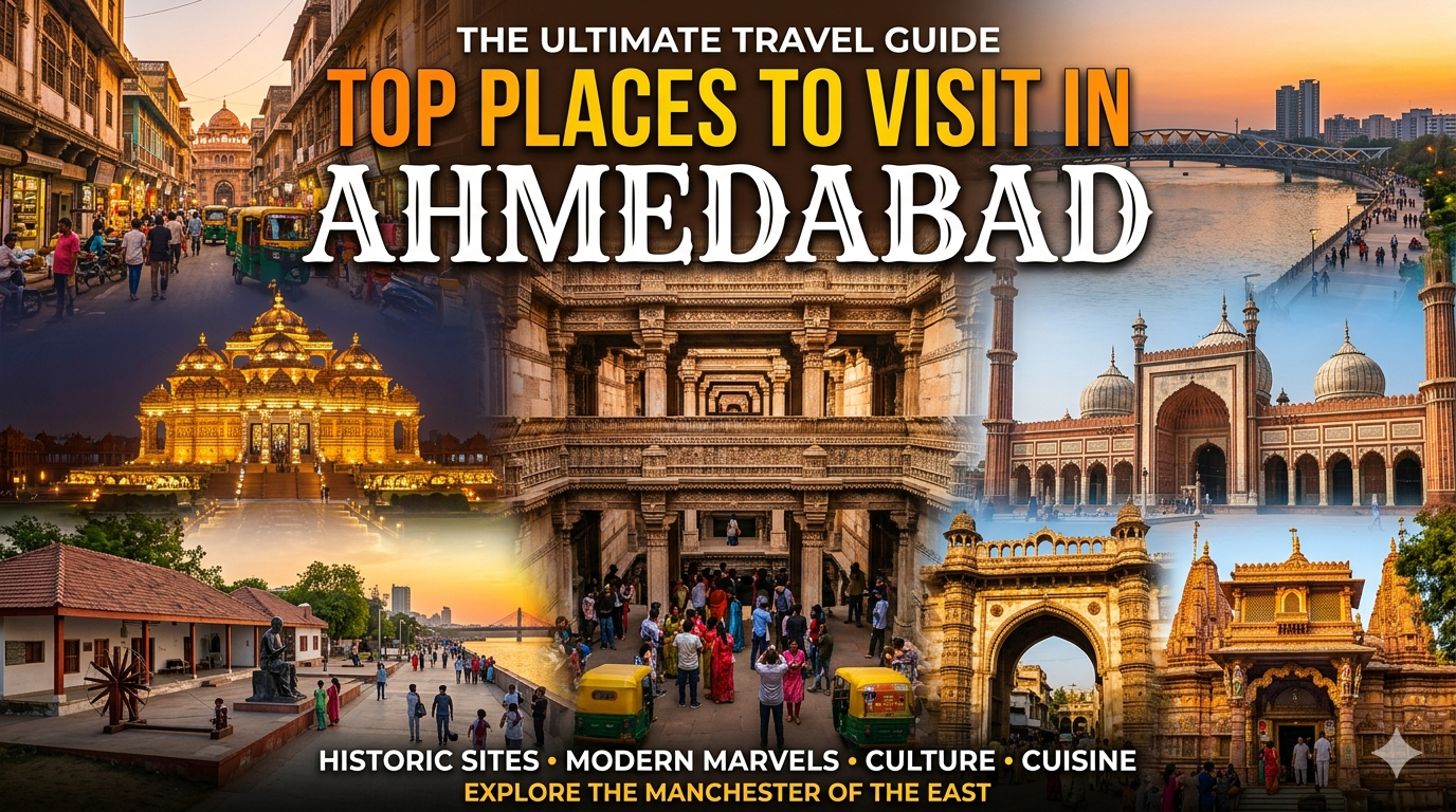 Top 10 Places to Visit in Ahmedabad