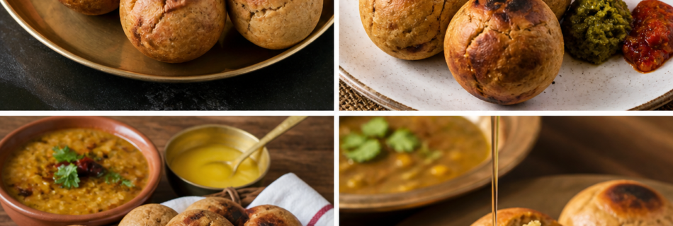 how to maen dal bati churma at home