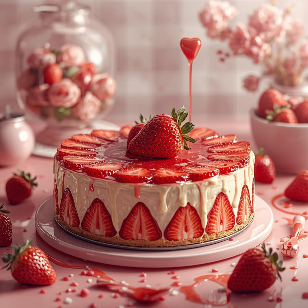 how to make Strawberry Cheesecake