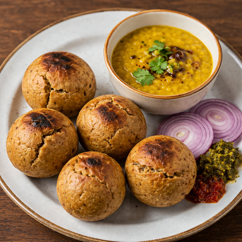 how to make dal bati churma recipe