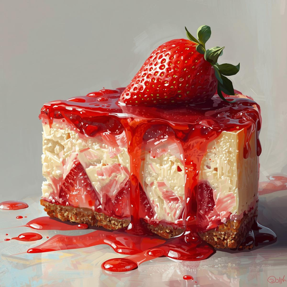 how to make strawberry cheesecake at home