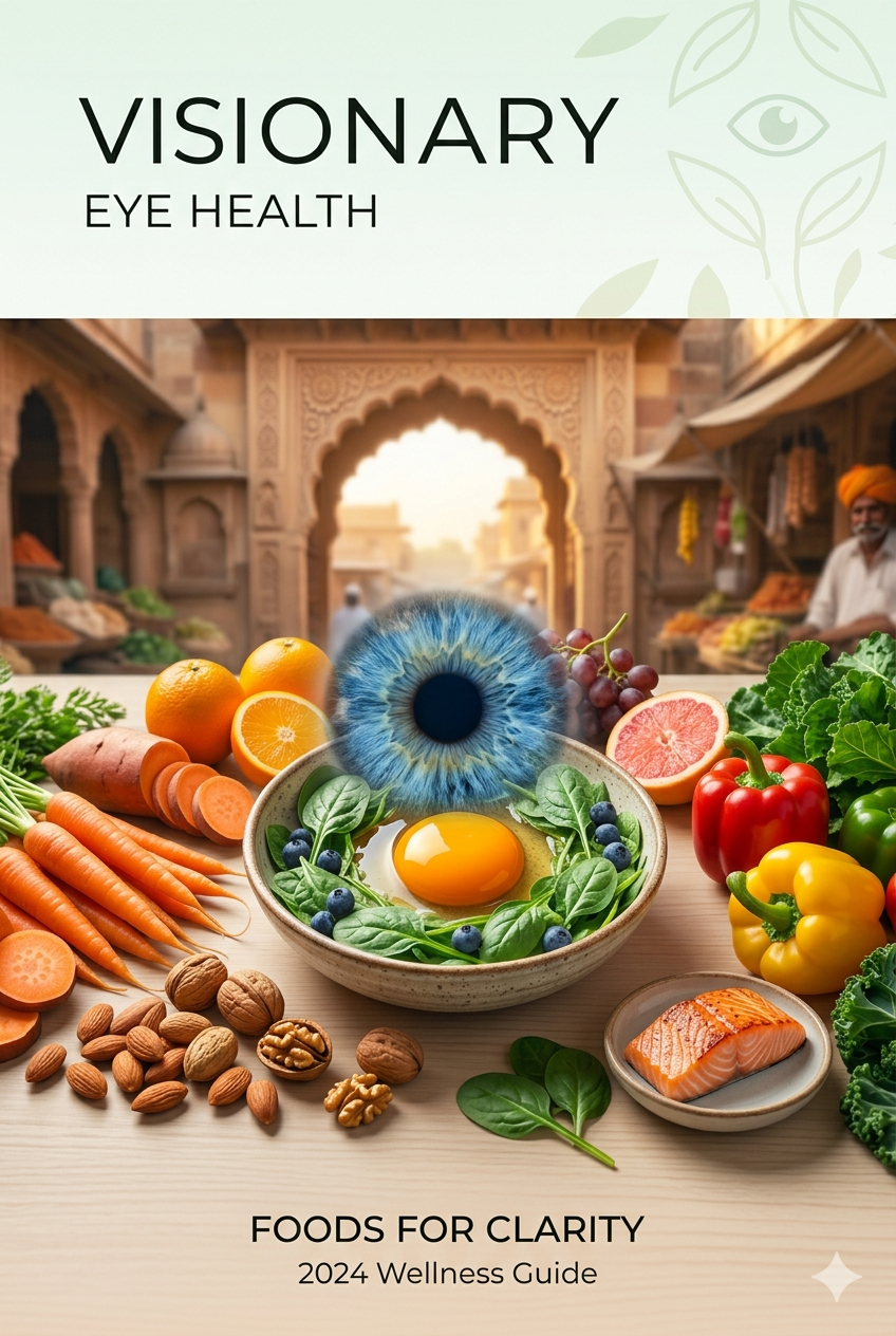 What to eat for healthy eye sight?