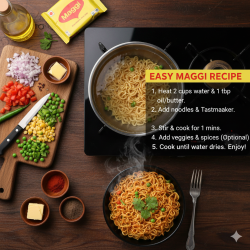 How to make Maggi 2 minute noodle